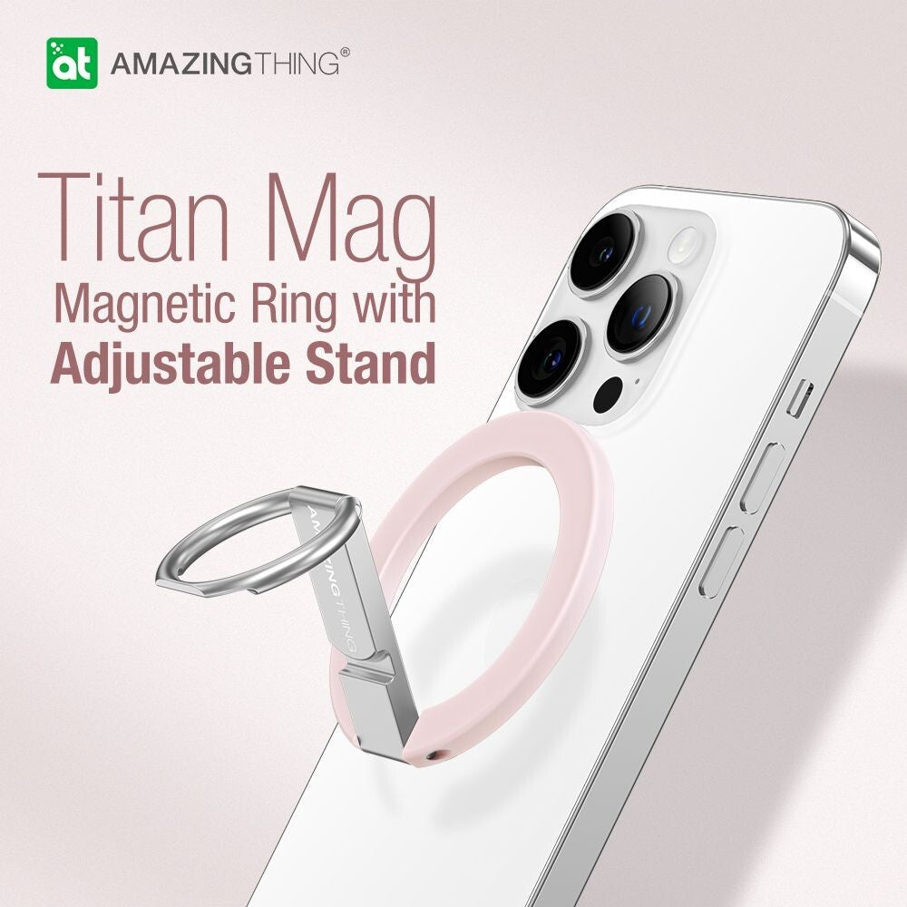 AMAZINGTHING Titan Phone Grip Stand Magsafe Magnetic Ring Aluminium Metal Stand