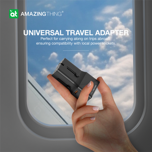 AMAZINGTHING Explorer Pro Universal Travel Adaptor 2 Port USB-C Fast Charge