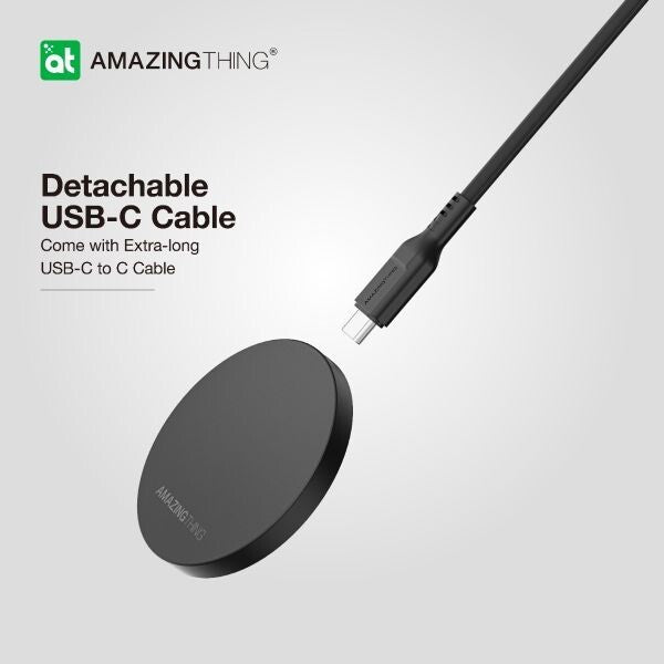 AMAZINGTHING Thunder Pro Magsafe Holder Magnetic 15W Wireless Charging iPhone 16
