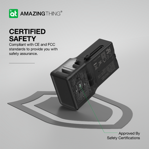 AMAZINGTHING Explorer Pro Universal Travel Adaptor 2 Port USB-C Fast Charge
