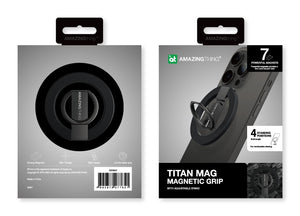 AMAZINGTHING Titan Phone Grip Stand Magsafe Magnetic Ring Aluminium Metal Stand