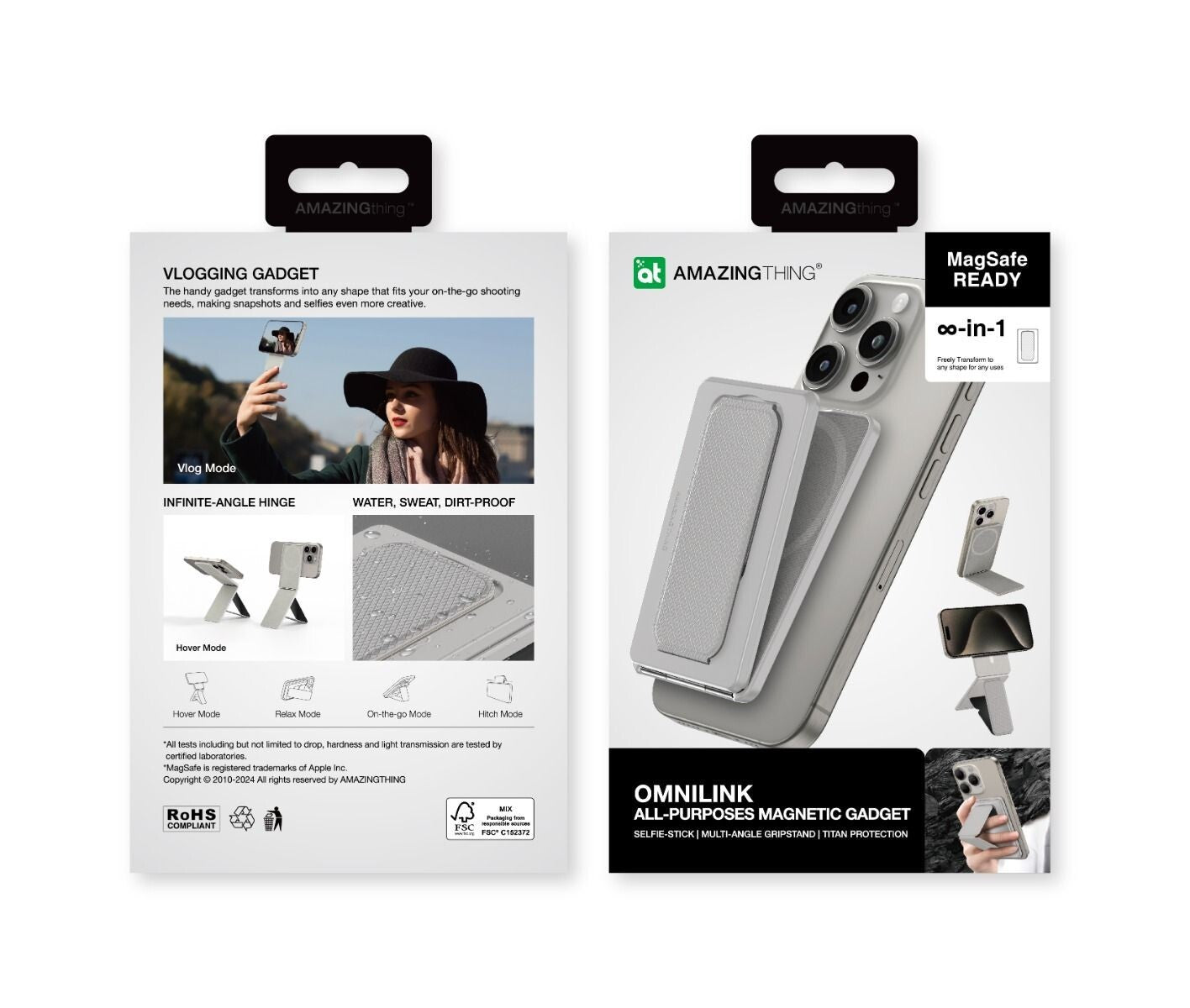 AMAZINGTHING Travel Mag Pro Omni-Link Magsafe Magnetic Phone Stand Holder