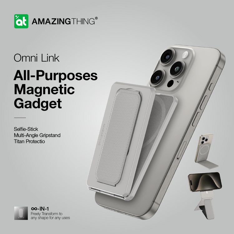 AMAZINGTHING Travel Mag Pro Omni-Link Magsafe Magnetic Phone Stand Holder