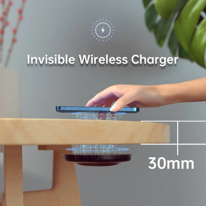 Choetech 10W Invisible Wireless Charger Under Table Desk Fast Wireless Dock Pad