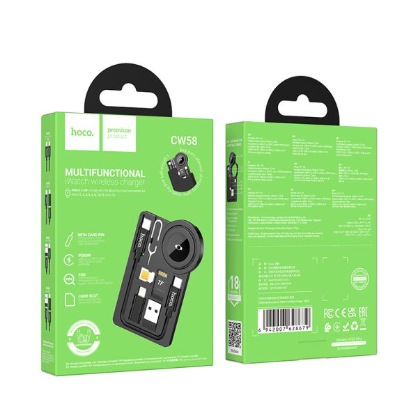 Hoco Multifunction Apple Watch Wireless Charger Magnetic Dock CW58