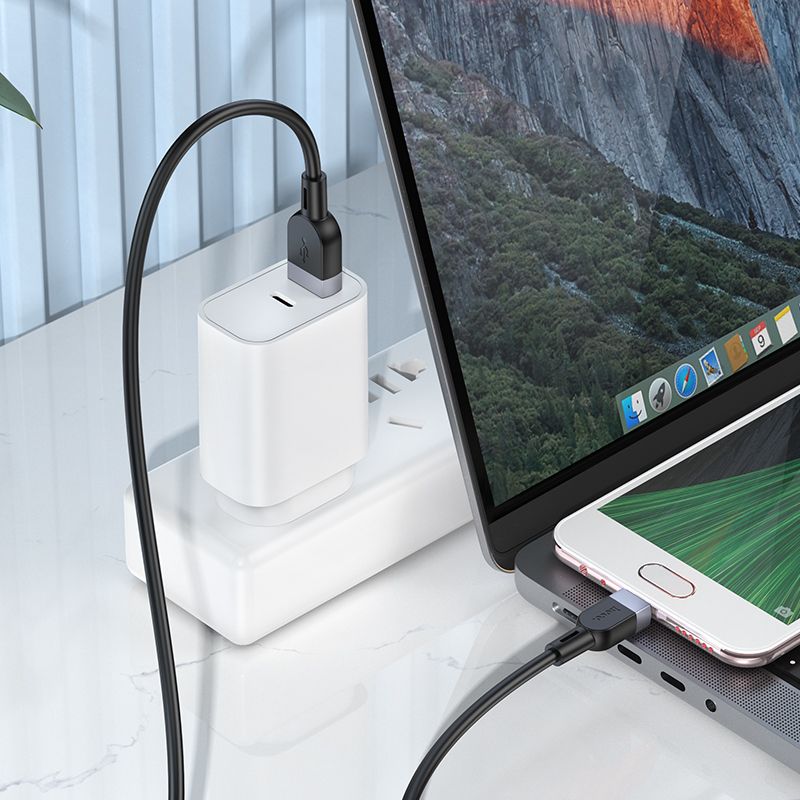 Hoco USB-A to Micro USB Cable Silicone Fast Charging Data Cable Android X109