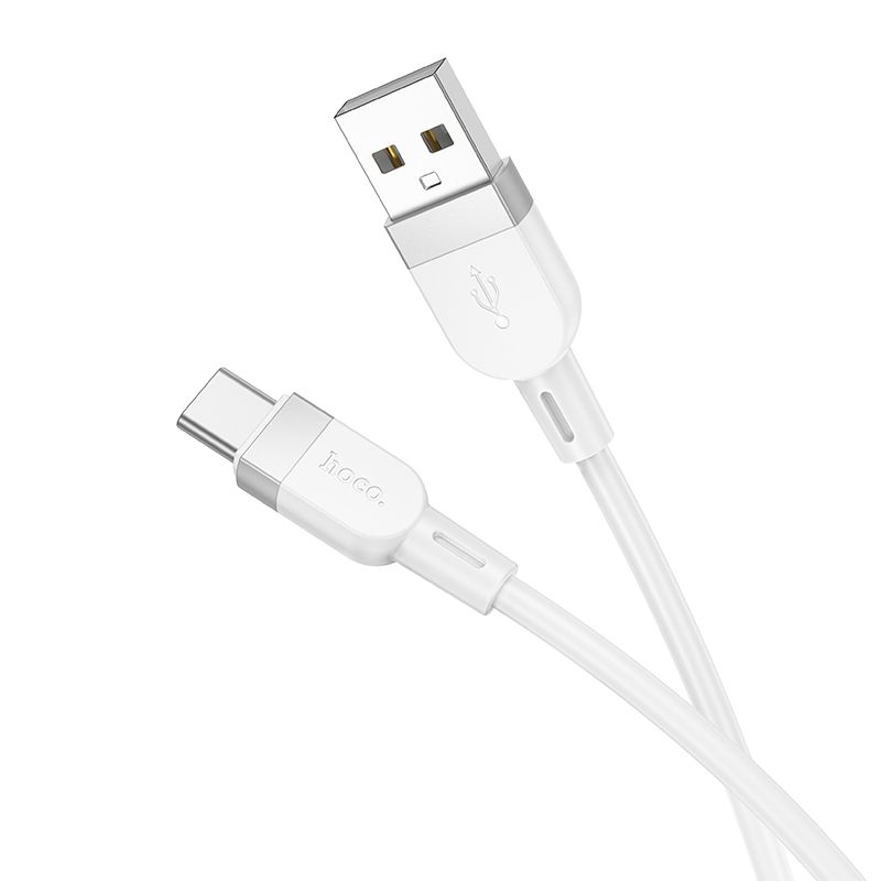 Hoco USB-A to USB-C Cable Silicone Fast Charging Data Cable Type-C 1M X109