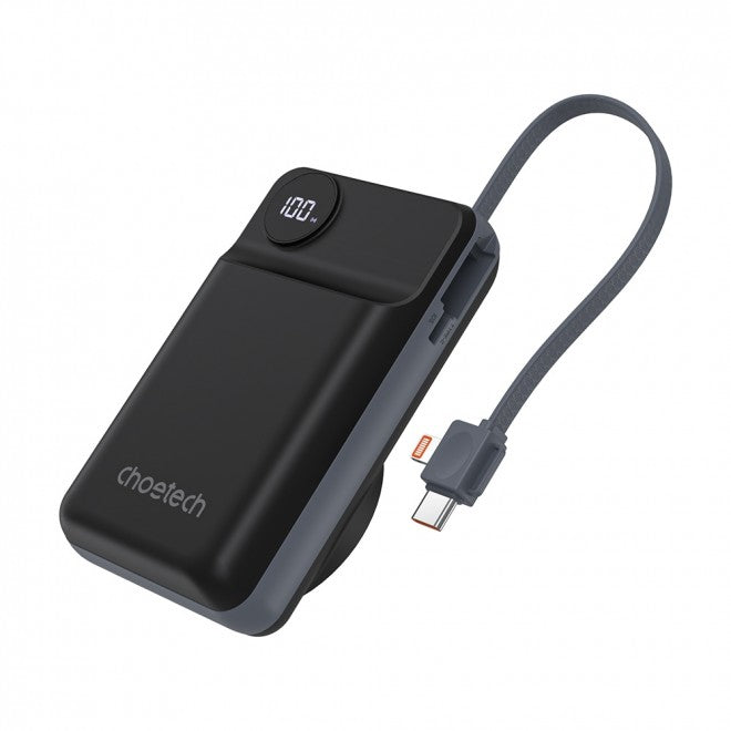 Choetech 20000mAh 22.5W Magnetic Wireless Power Bank USB-C USB-A Fast Charger
