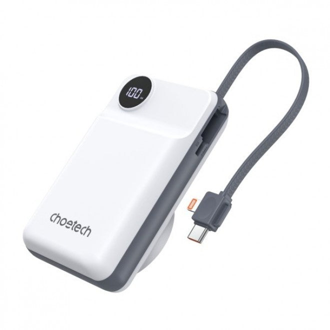 Choetech 20000mAh 22.5W Magnetic Wireless Power Bank USB-C USB-A Fast Charger