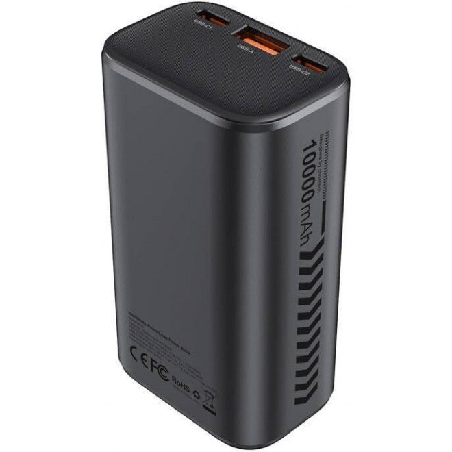 Choetech 10000mAh PD130W Laptop Power Bank USB-C USB-A with TFT Display