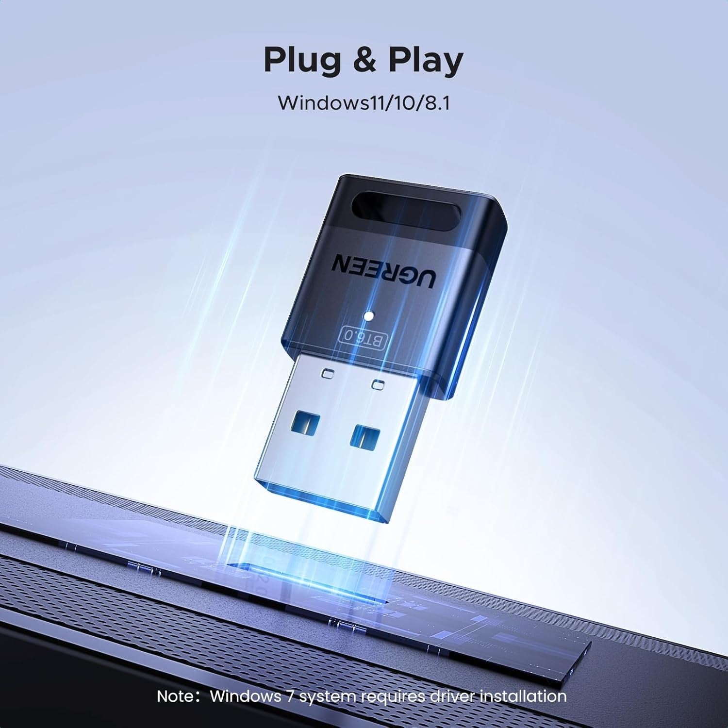 UGREEN Bluetooth 6.0 USB Adapter for PC Laptop