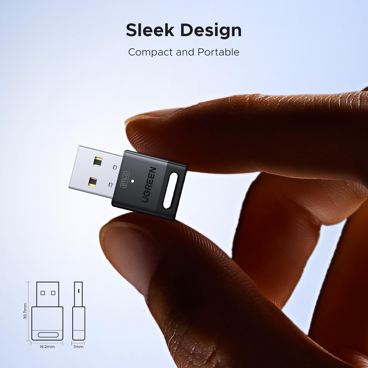 UGREEN Bluetooth 6.0 USB Adapter for PC Laptop