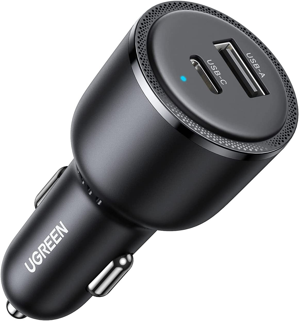 UGREEN 63W USB Type-C Car Charger Dual Port PD 36W/PPS 45W Super Fast Charging 2.0