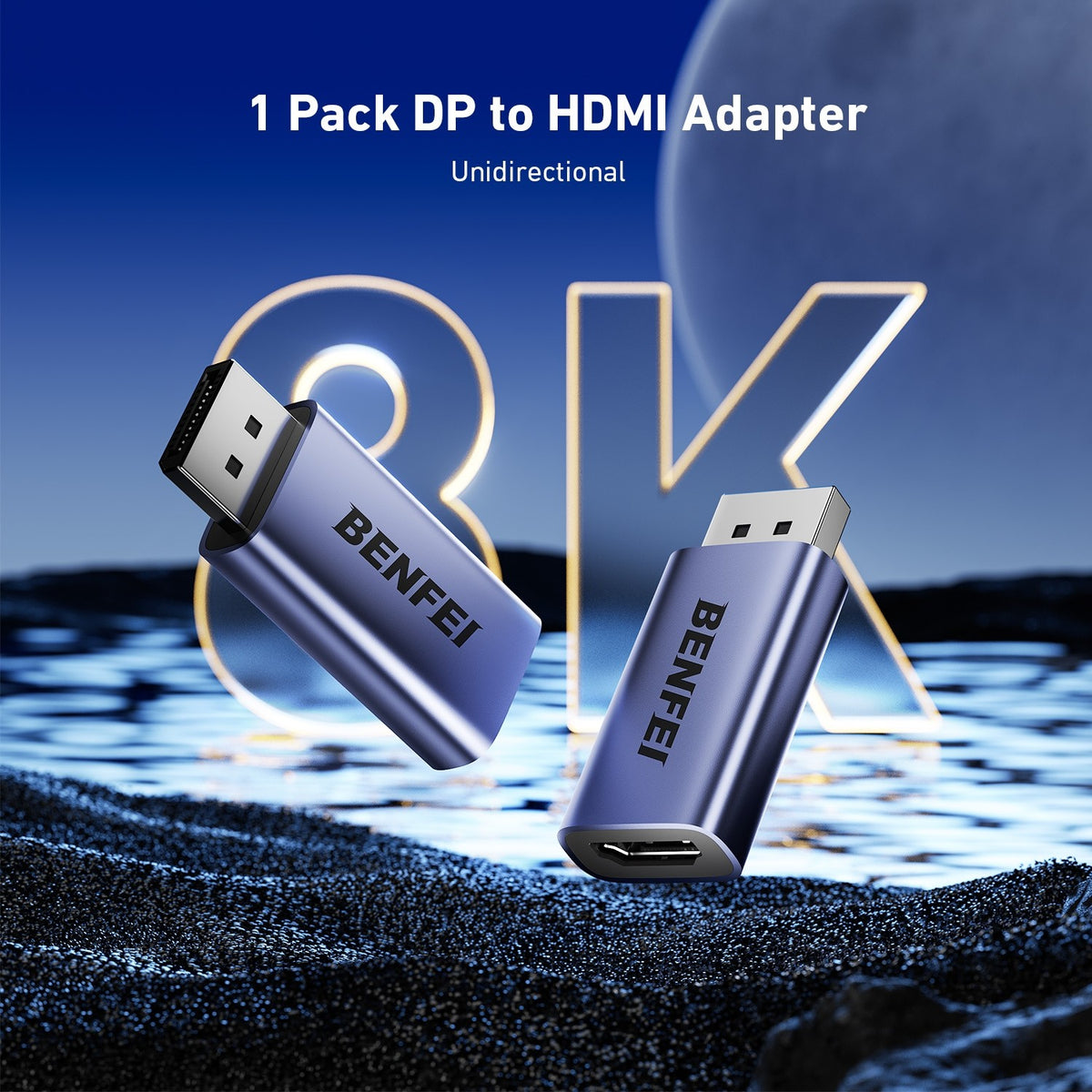 BENFEI DisplayPort to HDMI Adapter details