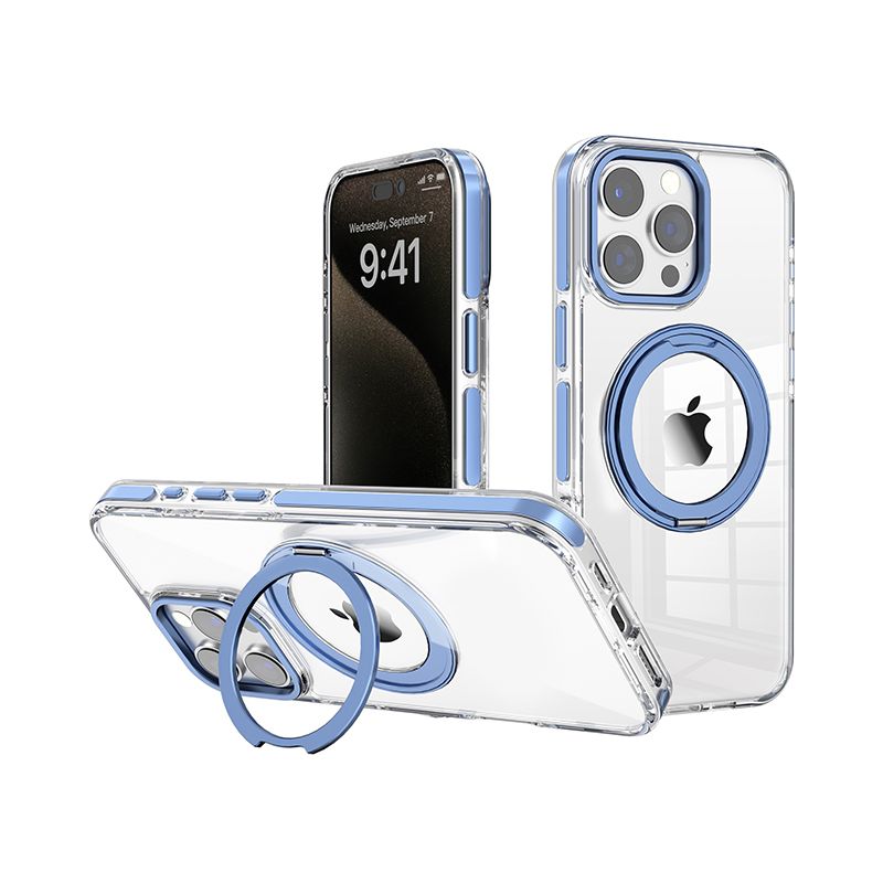 Blacktech iPhone 16 Pro Max Clear Hard Protective Back Magsafe Magnetic Case