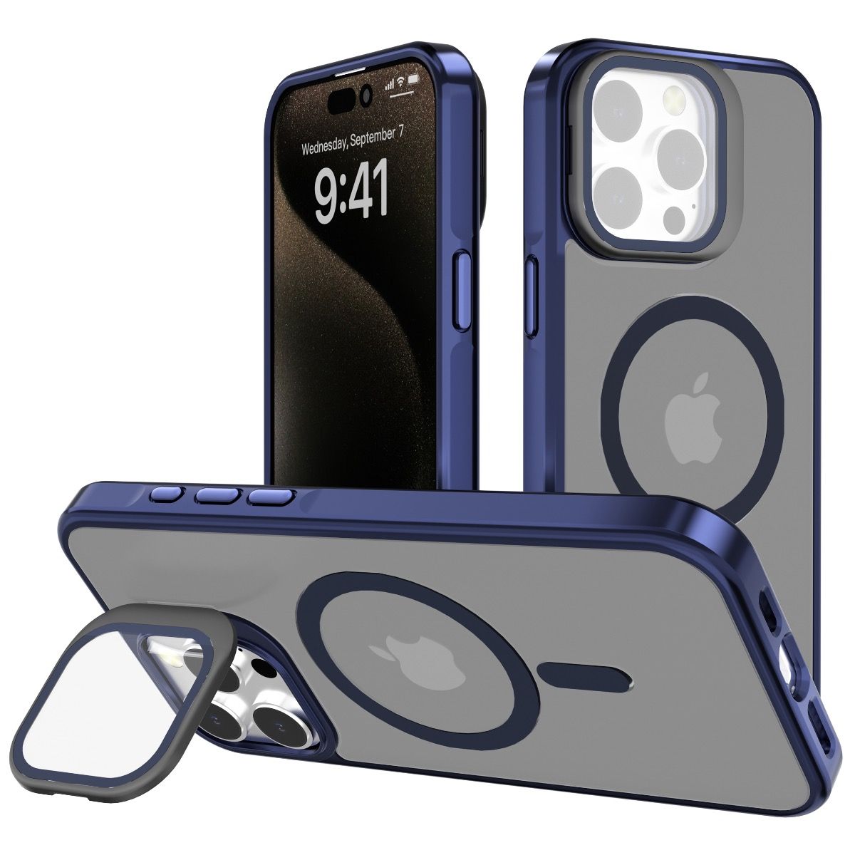 Blacktech Samsung S25 Protective Thick Cover Back Glass Camera Case