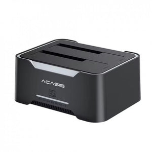ACASIS Dual Bay 2.5/3.5 Inch SATA HDD SSD Docking Enclosure USB 3.2 5Gbps