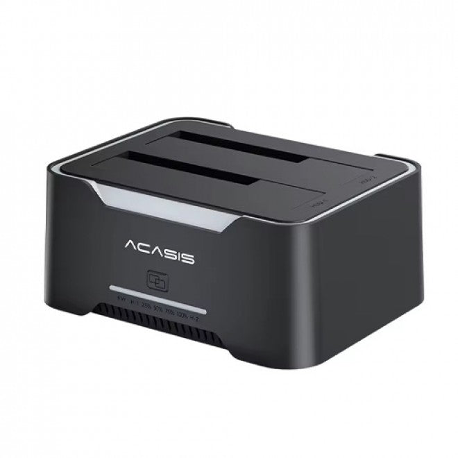 ACASIS Dual Bay 2.5/3.5 Inch SATA HDD SSD Docking Enclosure USB 3.2 5Gbps