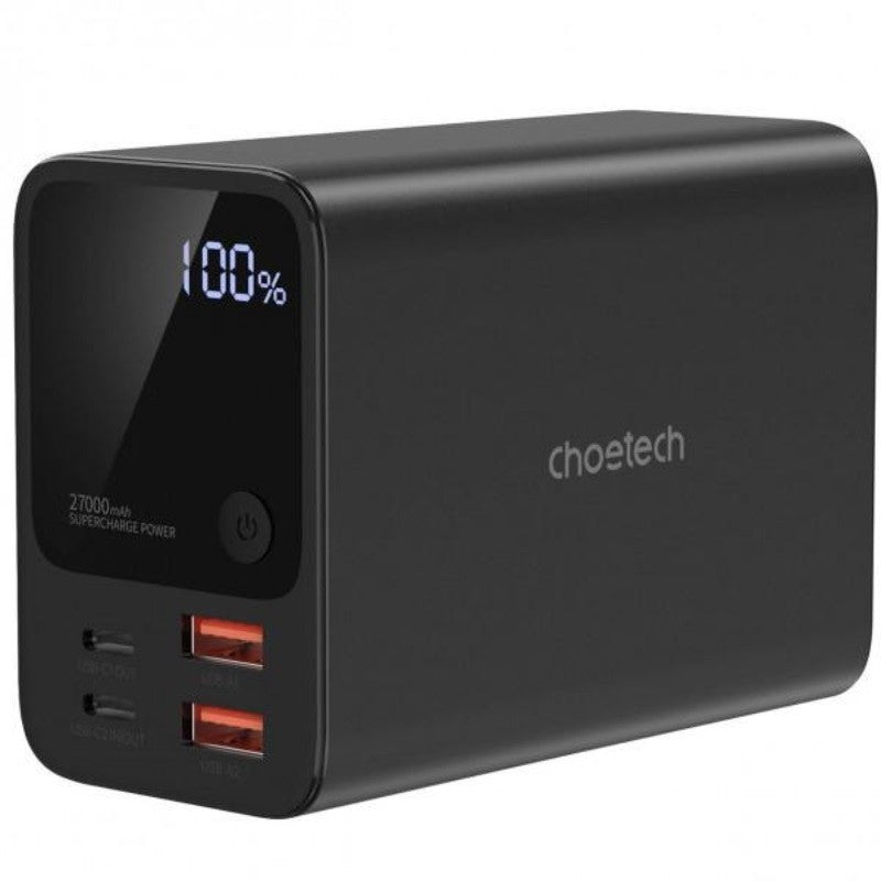 Choetech 100W 27000 mAh 4 Port Power Bank Portable Battery for Laptop Phone