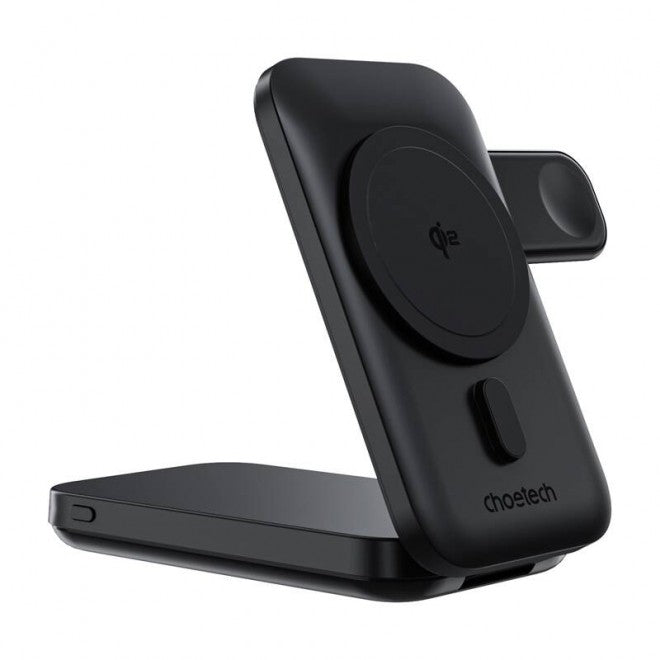 Choetech Qi2 3-in-1 Magnetic Wireless Charger Stand with 10000mAh Battery
