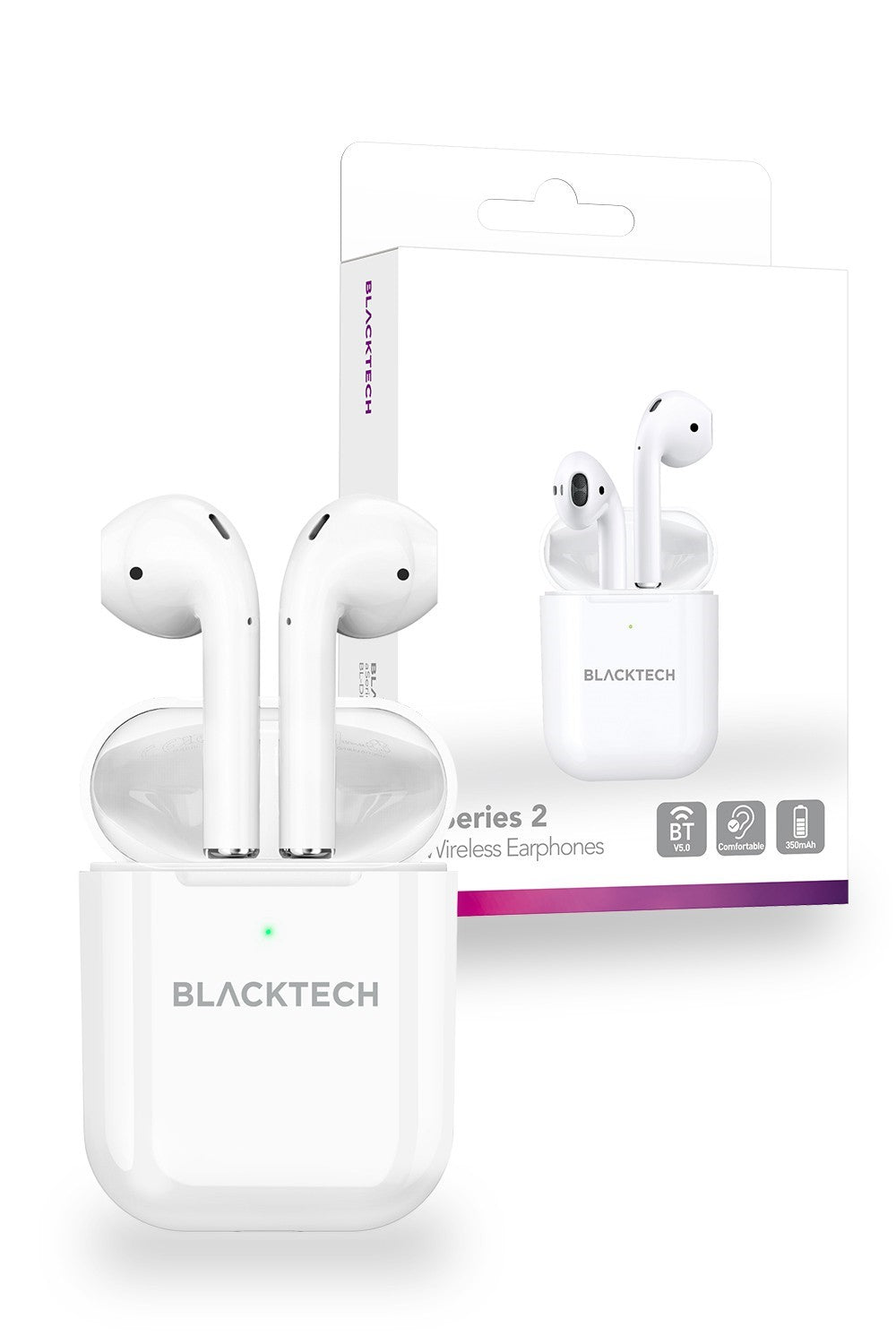 Blacktech aSeries 2 Bluetooth Wireless Hi-Fi Earphones Handsfree