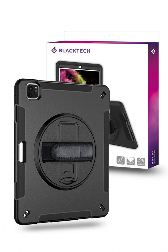 Blacktech iPad Pro 12.9 Inch 3/4/5/6 Gen Defender Heavy Duty Protective Case