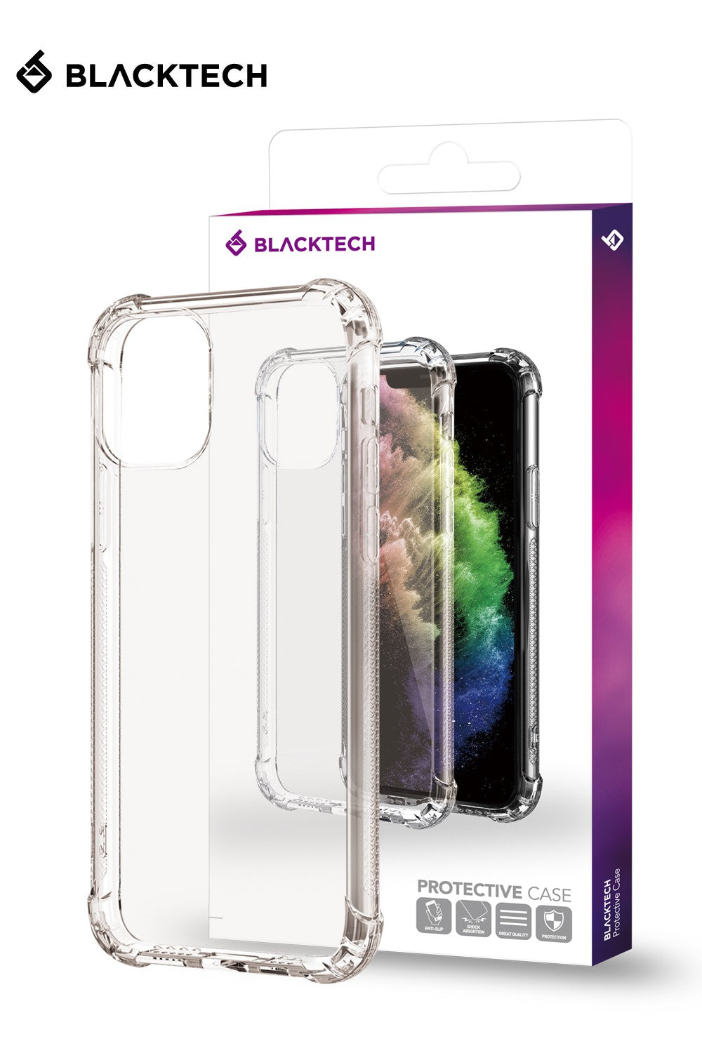 Blacktech Samsung Galaxy S25 Ultra Hard Protective Case Bumpers