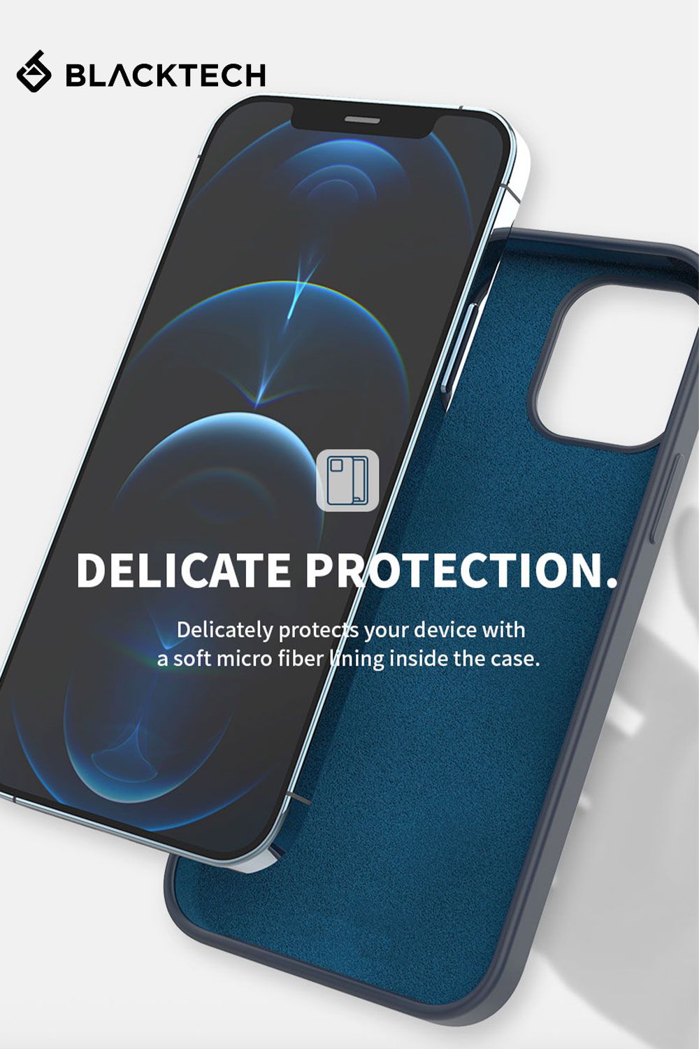 Blacktech Samsung Galaxy A05S Soft Rubber Protective Case