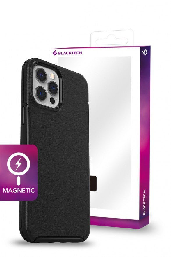 Blacktech Samsung Galaxy S25 Symmetry Magnetic Magsafe Slim Protective Rugged Case