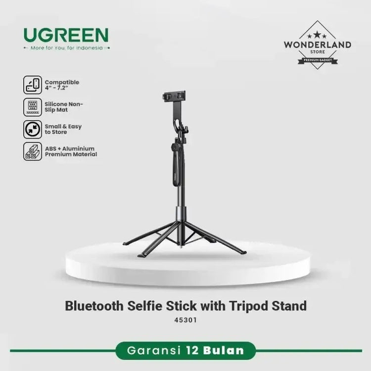 UGREEN 4 Leg Bluetooth Selfie Stick Tripod