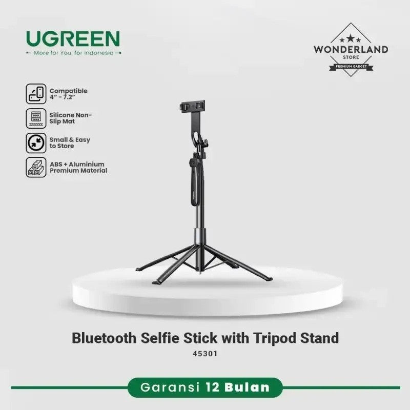 UGREEN 4 Leg Bluetooth Selfie Stick Tripod