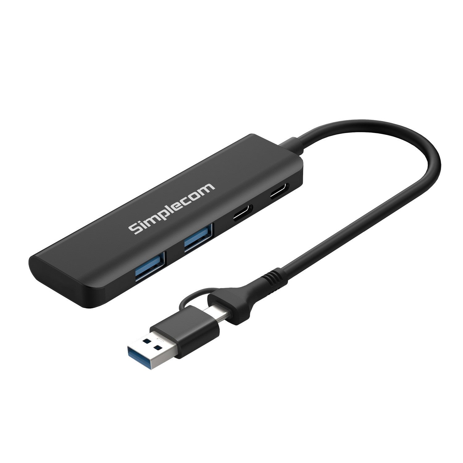 Simplecom 2 in 1 USB-A + USB-C 4 Port Combo Hub USB 3.2 Gen 1