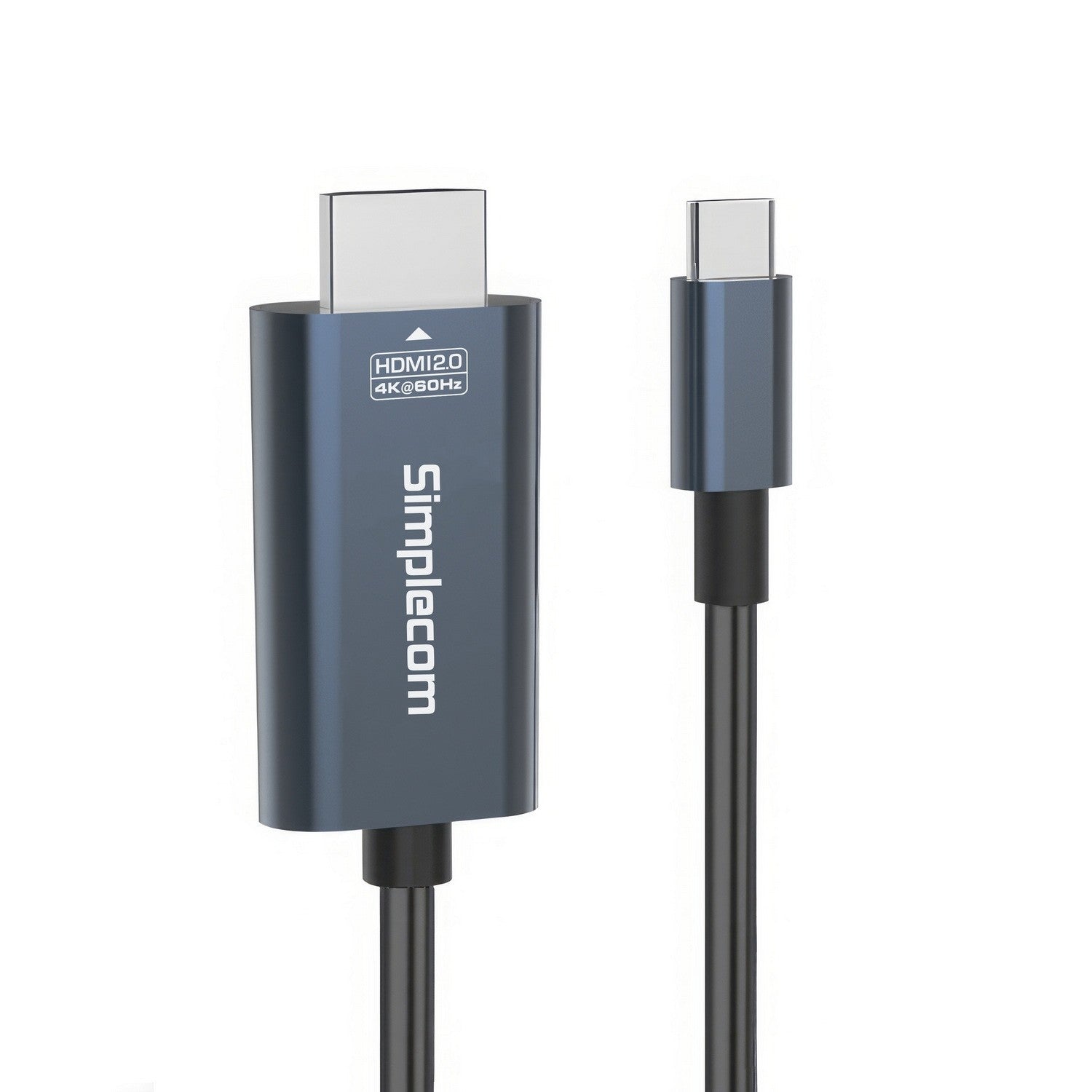 Simplecom USB-C Type-C to HDMI 2.0 Cable HDCP 4K 60Hz - 2m