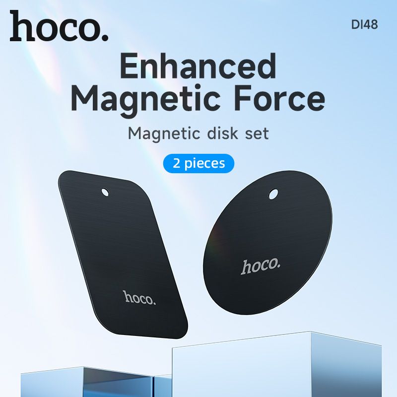 Hoco Magnetic Metal Adhesive Plates 2 Pieces for Car Holder