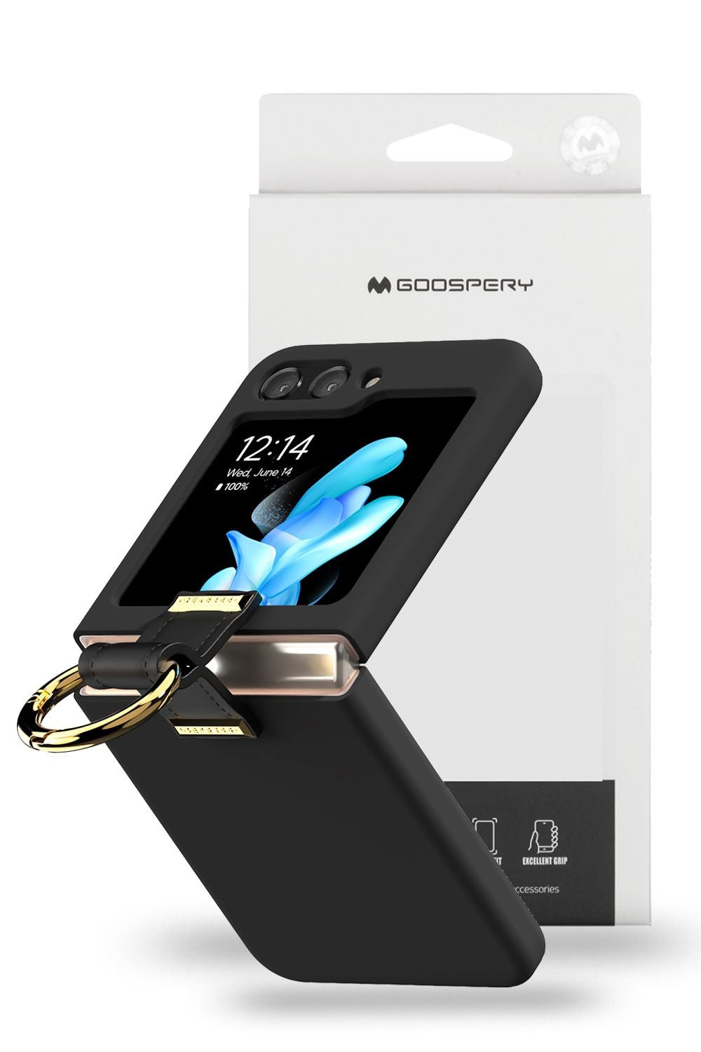 Goospery Mercury Samsung Galaxy Z Flip 5 New Ring Fard Protective Case