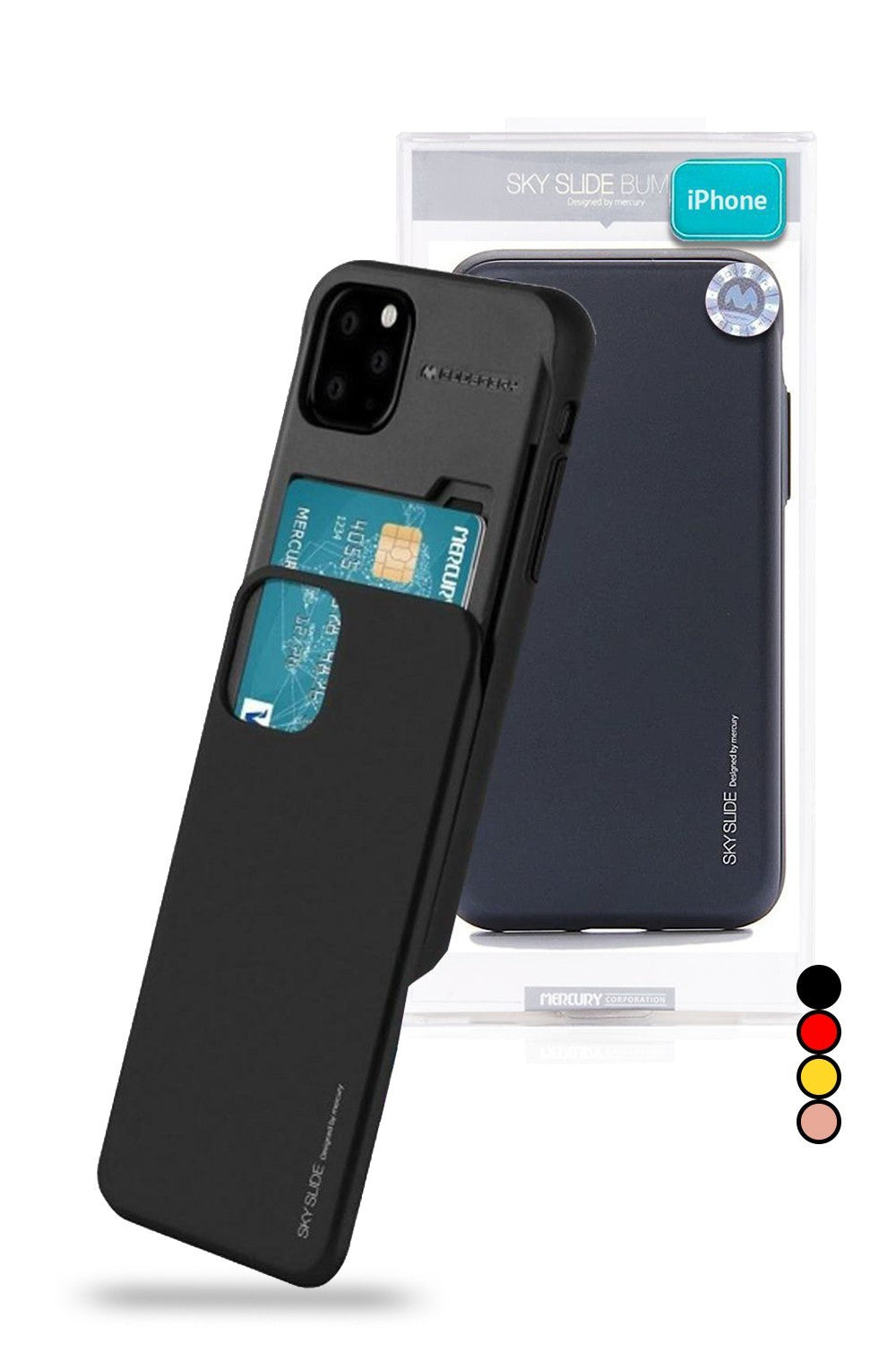 Goospery Mercury iPhone 14 Pro Max Sky Slide Protective Bumper Case
