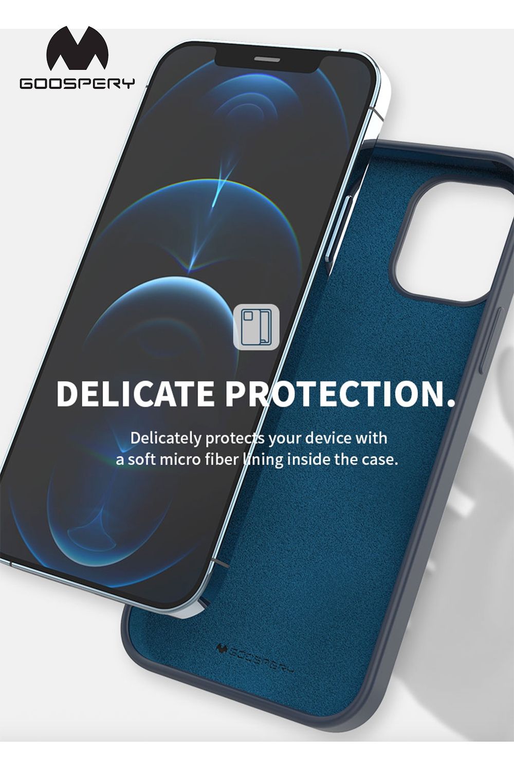 Goospery Mercury iPhone 16e Silicone Protective Case