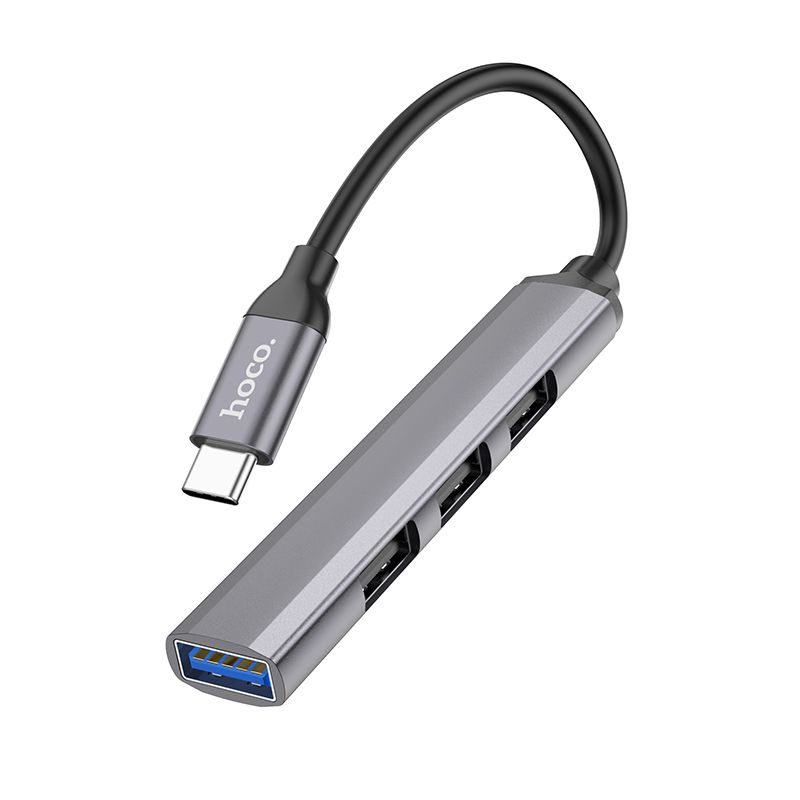 Hoco 4-in-1 USB-C 3.0 Hub Multiport Adapter Fast Data Transfer HB26