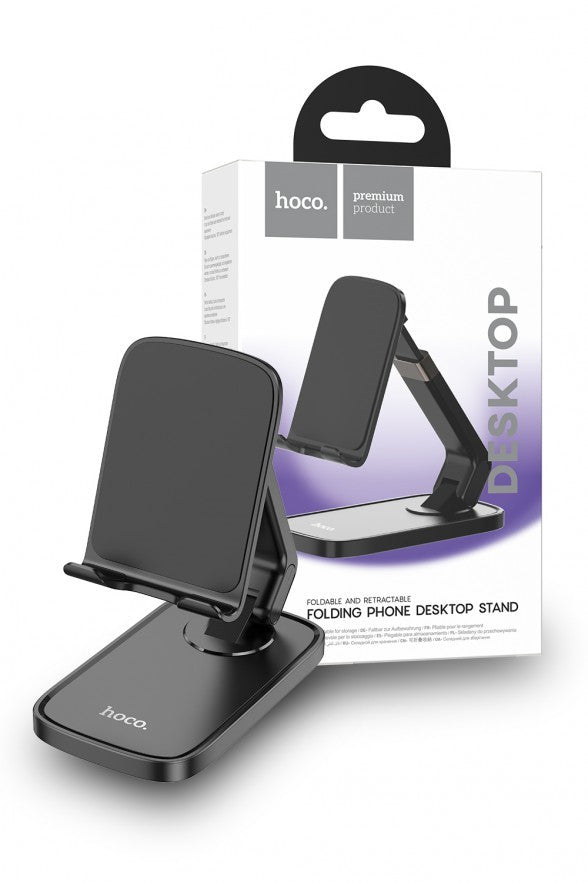 Hoco Phone Tablet Holder Folding Extending Stand for Desk Table - White