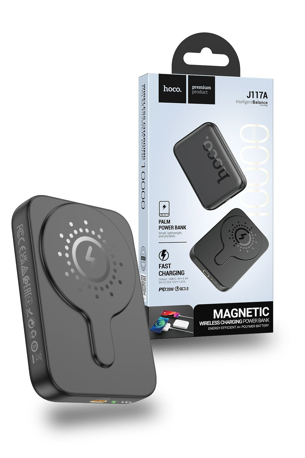 Hoco 20W 10000mAh Magsafe Magnetic Mini Wireless Power Bank J117A