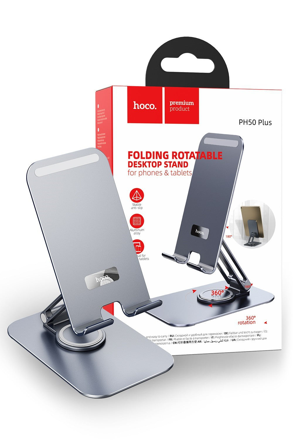Hoco Phone Tablet Holder Stand for Desk Aluminium PH50 Plus
