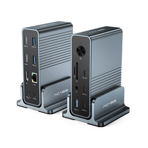 ACASIS 15 in 1 USB-C Docking Station Triple Display Dual HDMI DP for Laptop