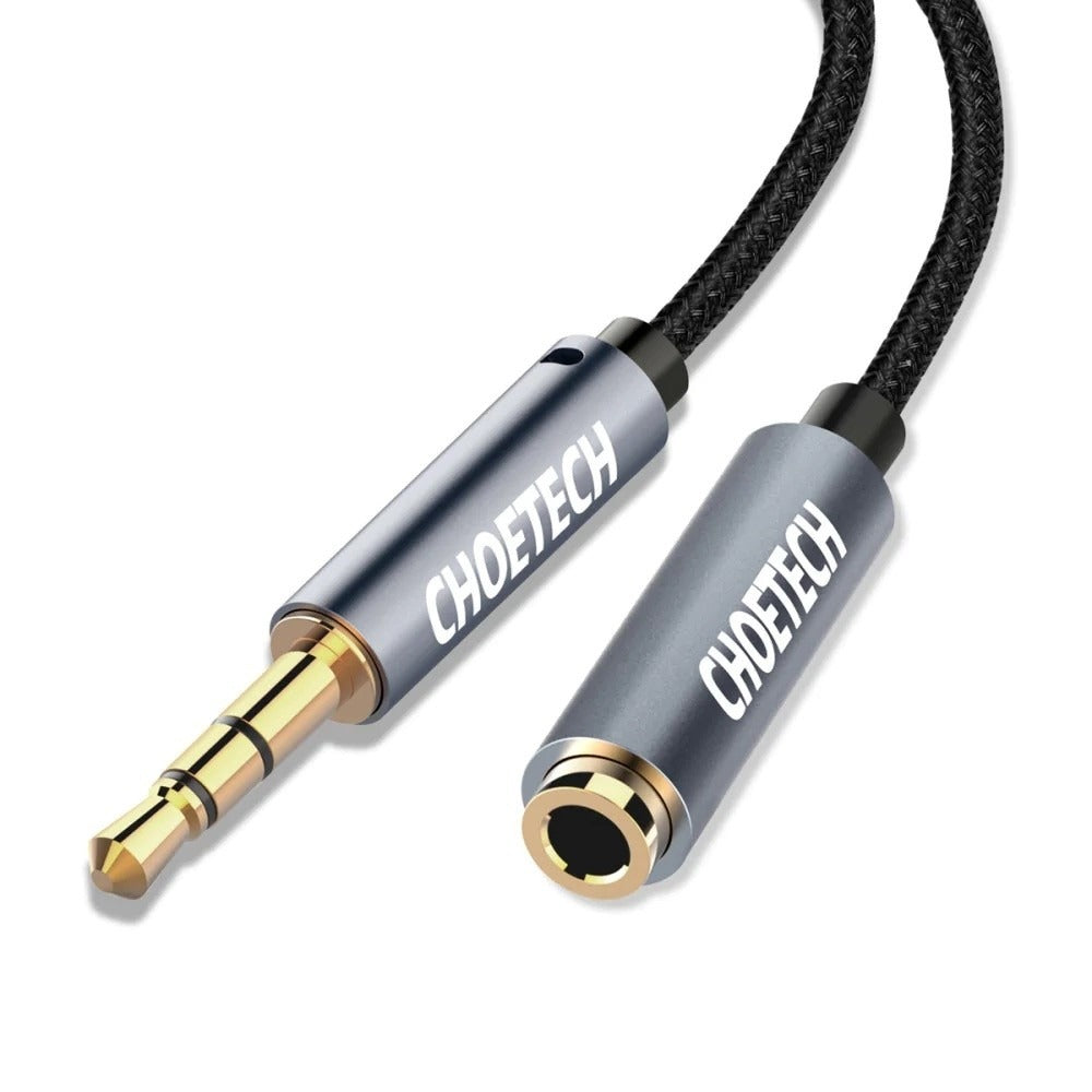 Choetech 3.5mm AUX Audio Extension Cable Male to Female for Headphones - 2M