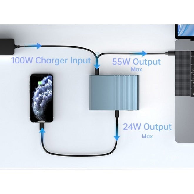ACASIS 15 in 1 USB-C Docking Station Triple Display Dual HDMI DP for Laptop