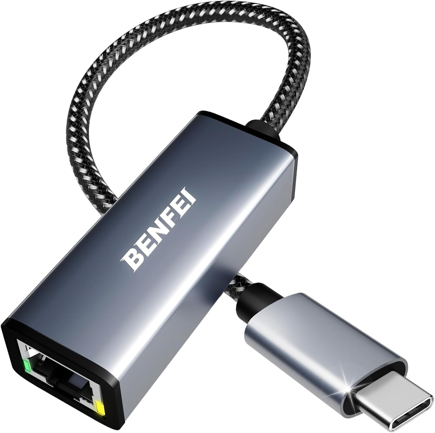 BENFEI USB C to RJ45 Gigabit Ethernet Adapter Network Card Aluminum