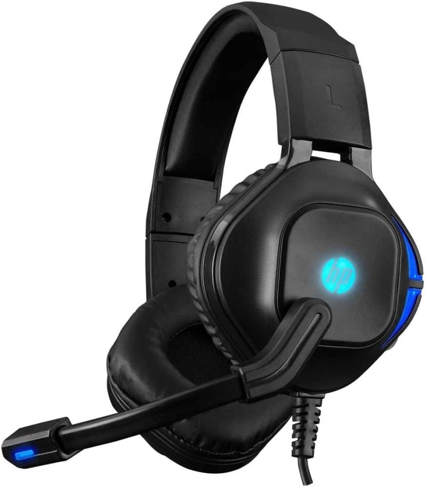 HP Wired Gaming Headset USB 3.5mm LED Mic for PC Laptop