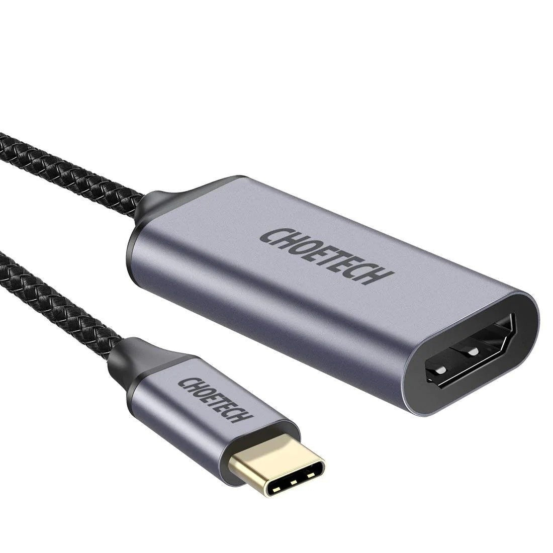 Choetech USB-C to HDMI Adapter 4K Braided Video Converter for Laptop