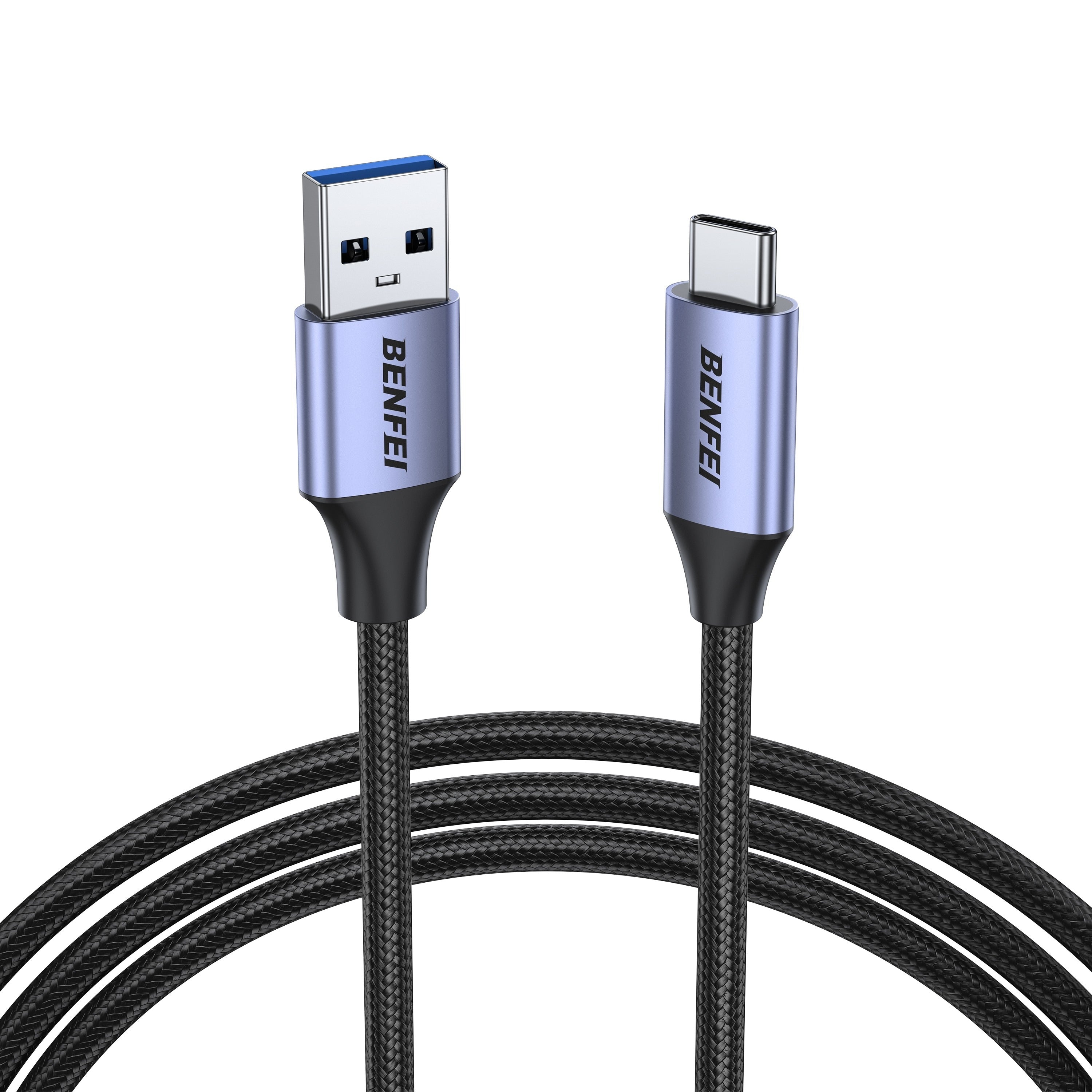 BENFEI USB 3.0 to USB-C 5Gbps Data & 3A Fast Charging Braided Cable