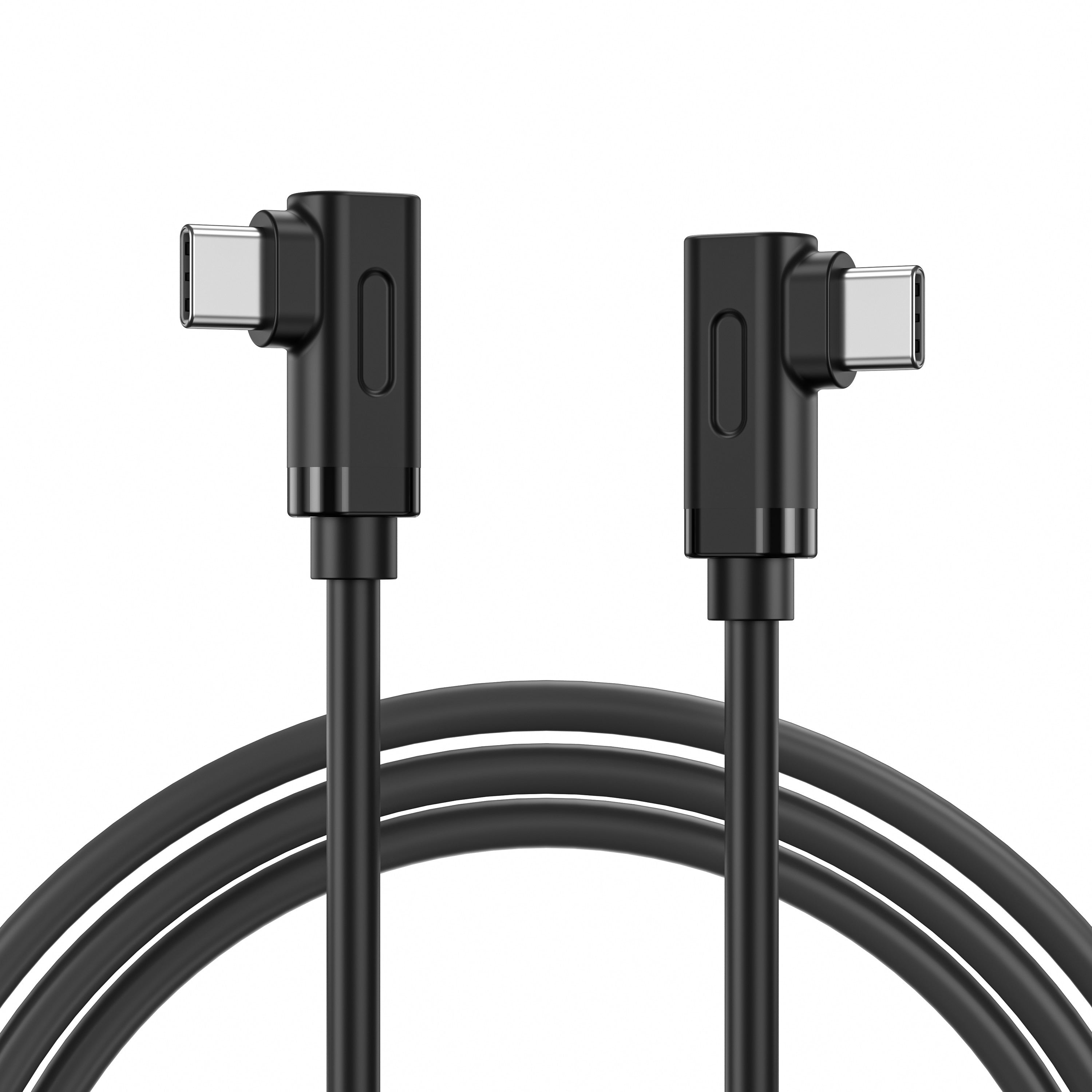 BENFEI Dual Right Angle USB-C to USB-C 3A Fast Charging Braided Cable