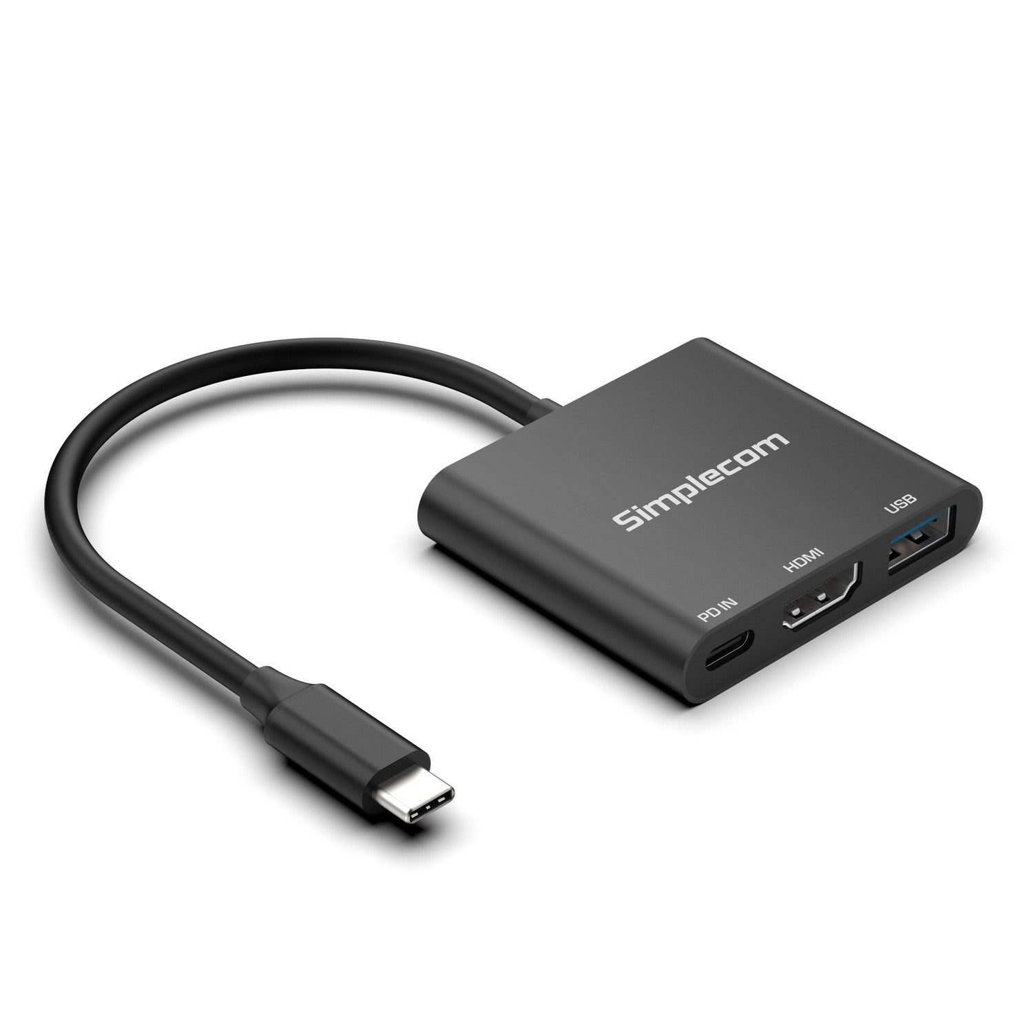Simplecom 3-in-1 USB-C Adapter 4K 60Hz HDMI with PD and USB 3.2 DA320